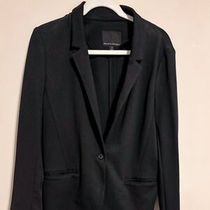 Banana Republic Black Single-Button Stretch Blazer Women’s Size 14